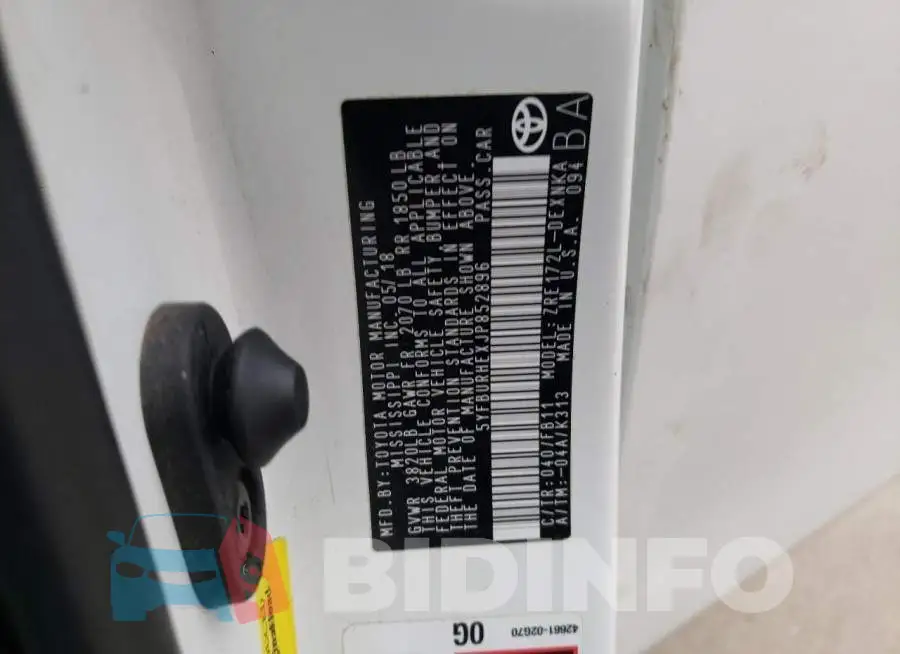 5YFBURHEXJP852896 Photo# 12