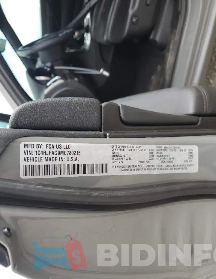 1C4RJFAG9MC780216 Photo# 10