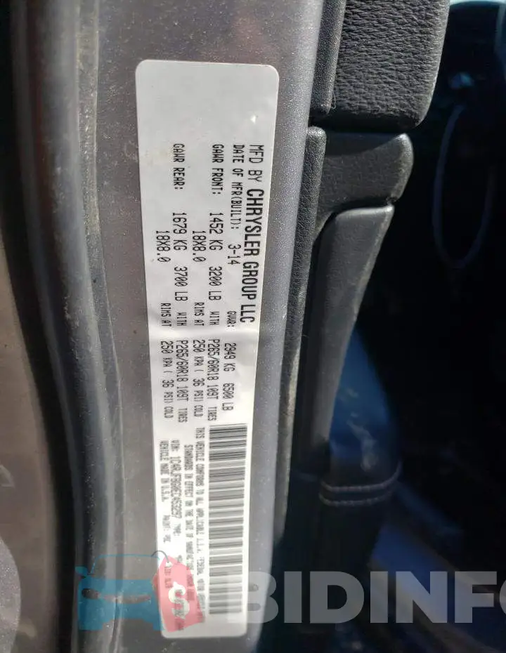 1C4RJFBG0EC453297 Photo# 10