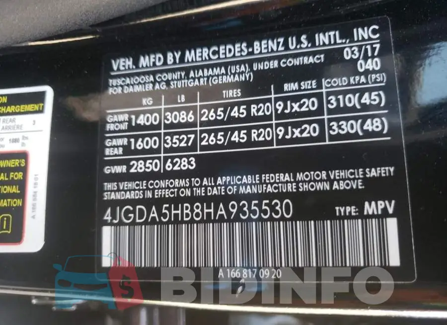 4JGDA5HB8HA935530 Photo# 10