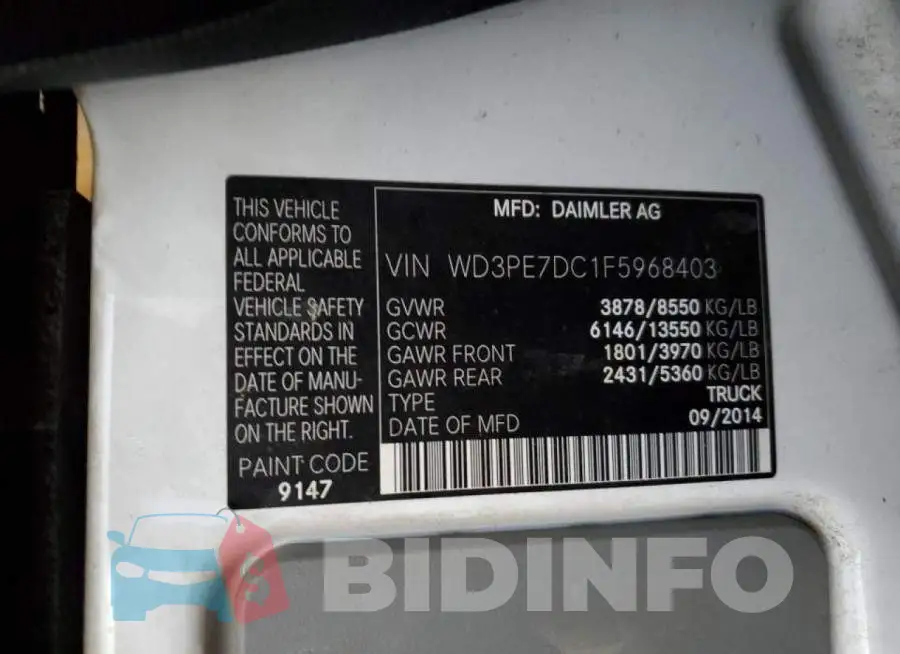 WD3PE7DC1F5968403 Photo# 14
