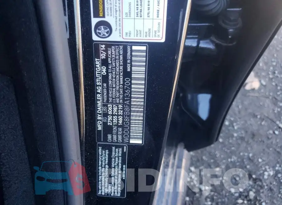 WDDUG8FB8FA136700 Photo# 10