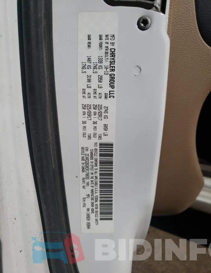 2C4RDGBG0ER170693 Photo# 10