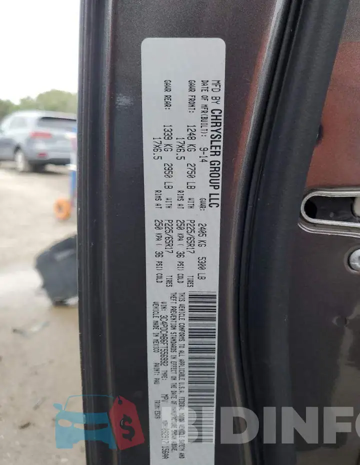3C4PDCAB6FT556992 Photo# 10