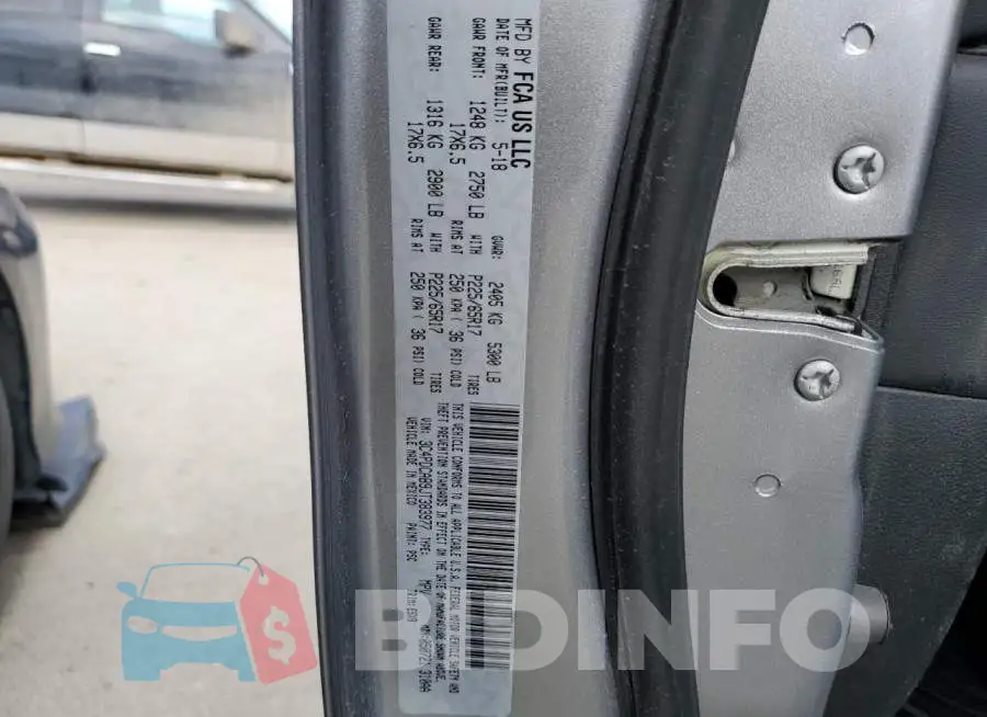 3C4PDCAB9JT383977 Photo# 10