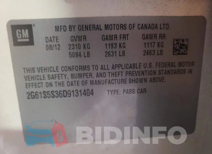 2G61S5S36D9131404 Photo# 10