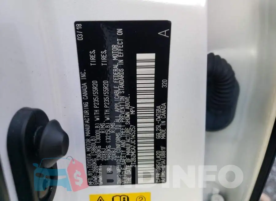 2T2BZMCA7JC145257 Photo# 10