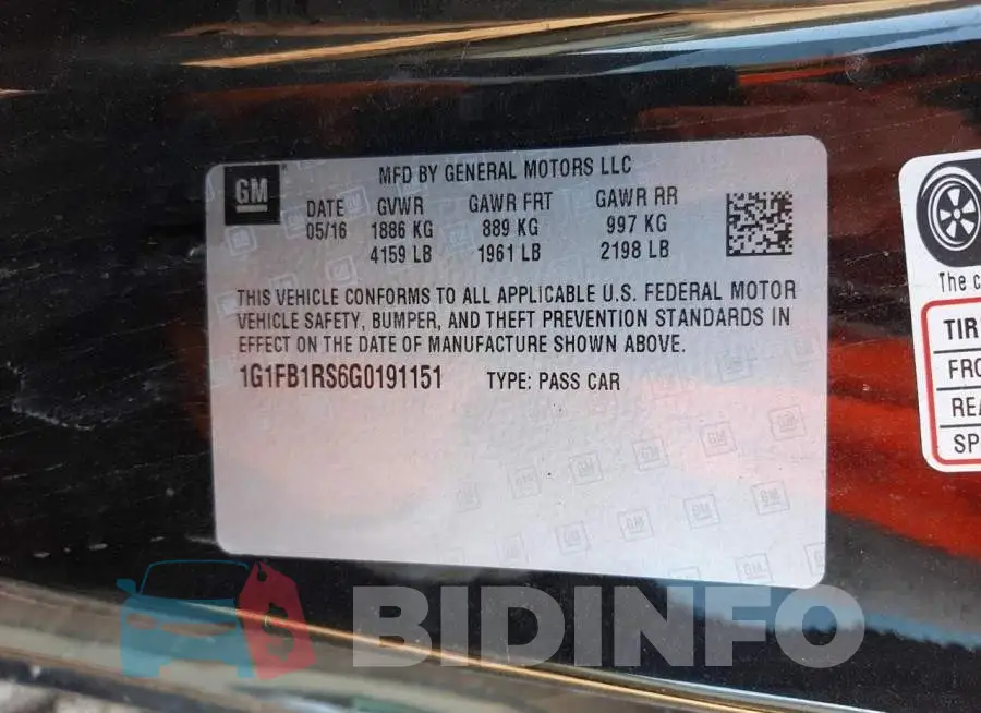 1G1FB1RS6G0191151 Photo# 10