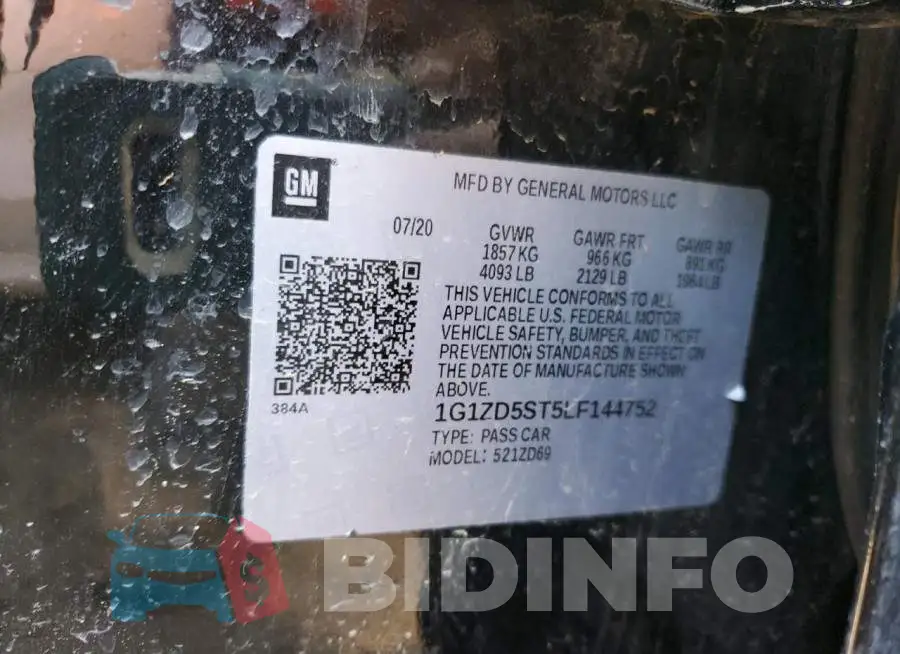 1G1ZD5ST5LF144752 Photo# 10