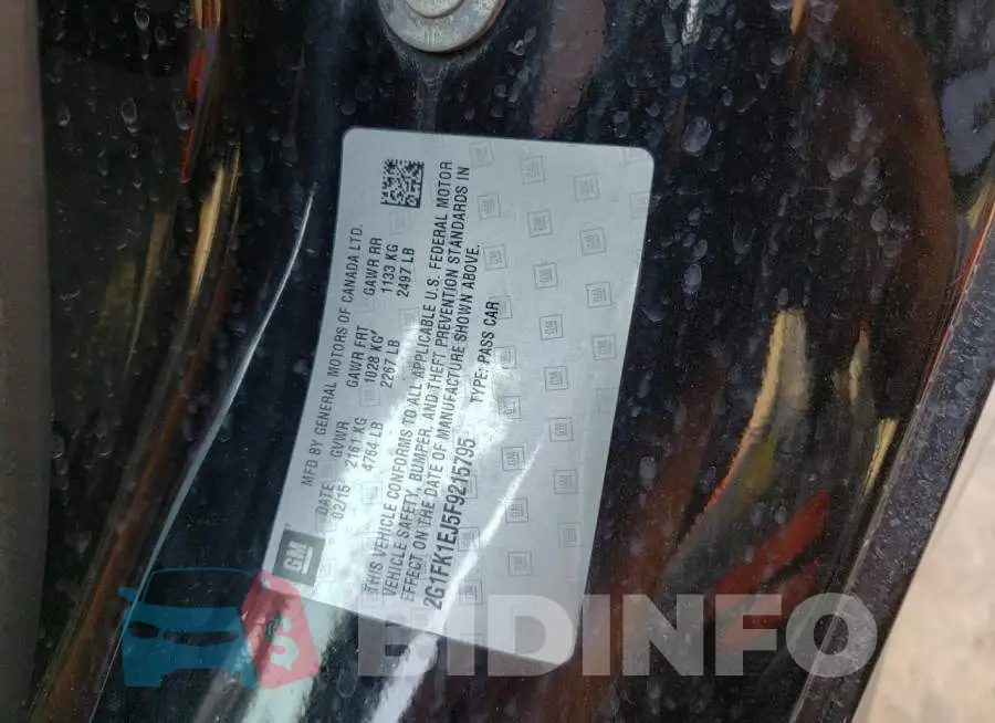 2G1FK1EJ5F9215795 Photo# 10