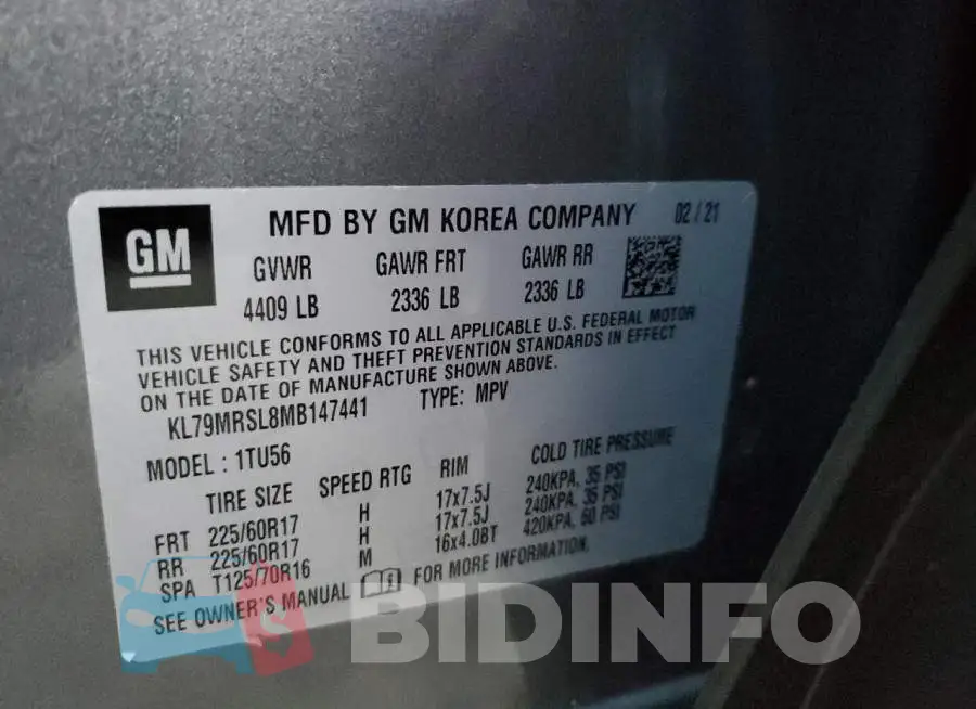 KL79MRSL8MB147441 Photo# 13
