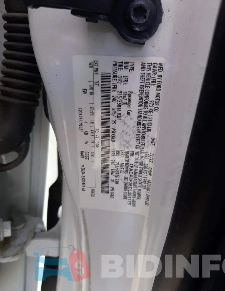 1FADP3F26DL201175 Photo# 10