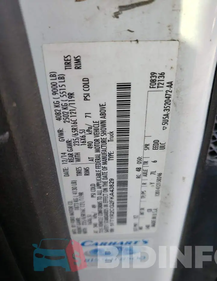 1FTYR2CG2FKA43829 Photo# 10