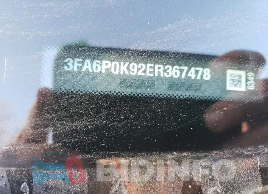 3FA6P0K92ER367478 Photo# 10