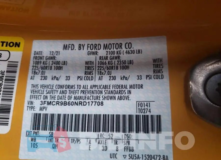 3FMCR9B60NRD17708 Photo# 10