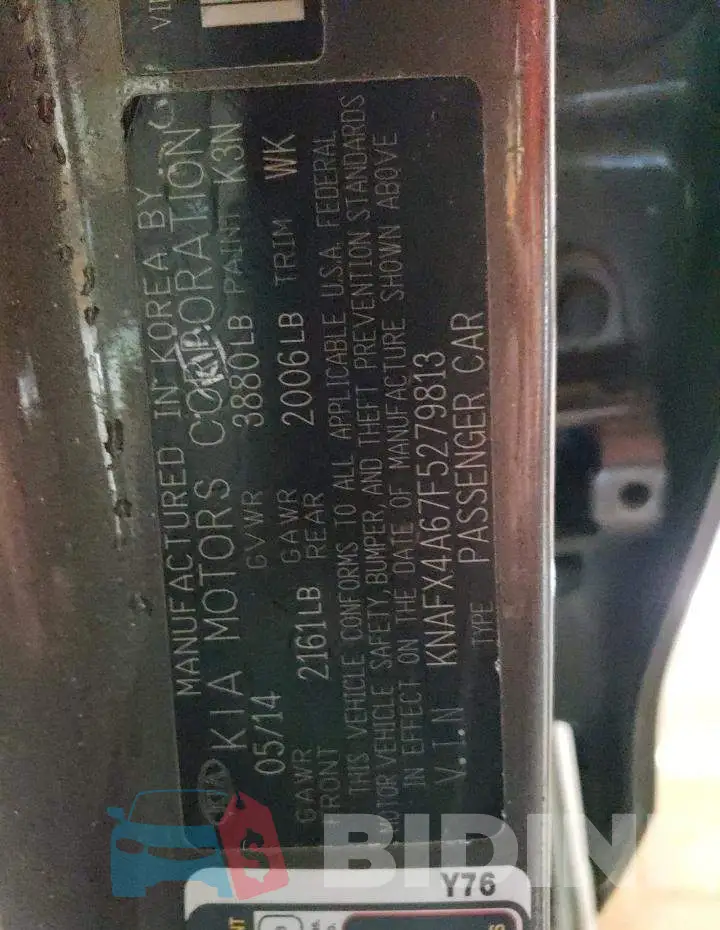 KNAFX4A67F5279813 Photo# 10