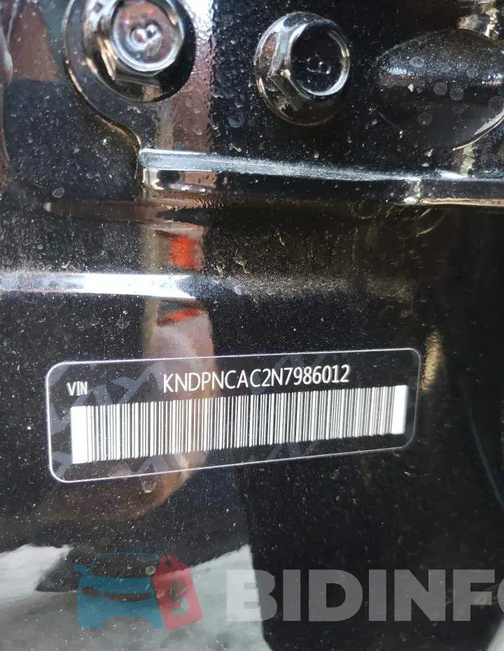 KNDPNCAC2N7986012 Photo# 10