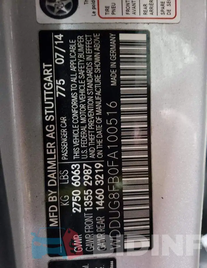 WDDUG8FB0FA100516 Photo# 10