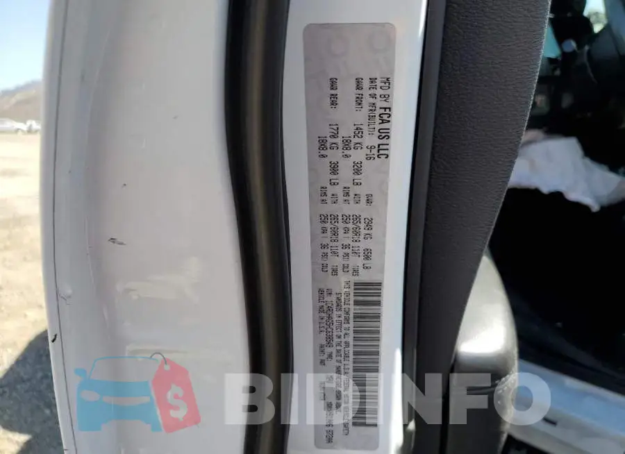 1C4RDHAG5HC638549 Photo# 10