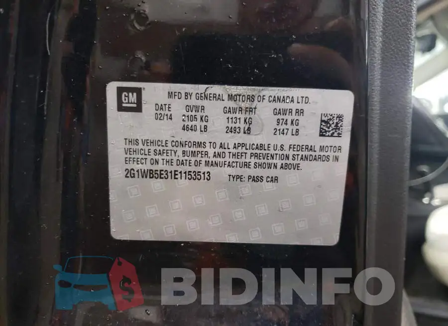 2G1WB5E31E1153513 Photo# 10