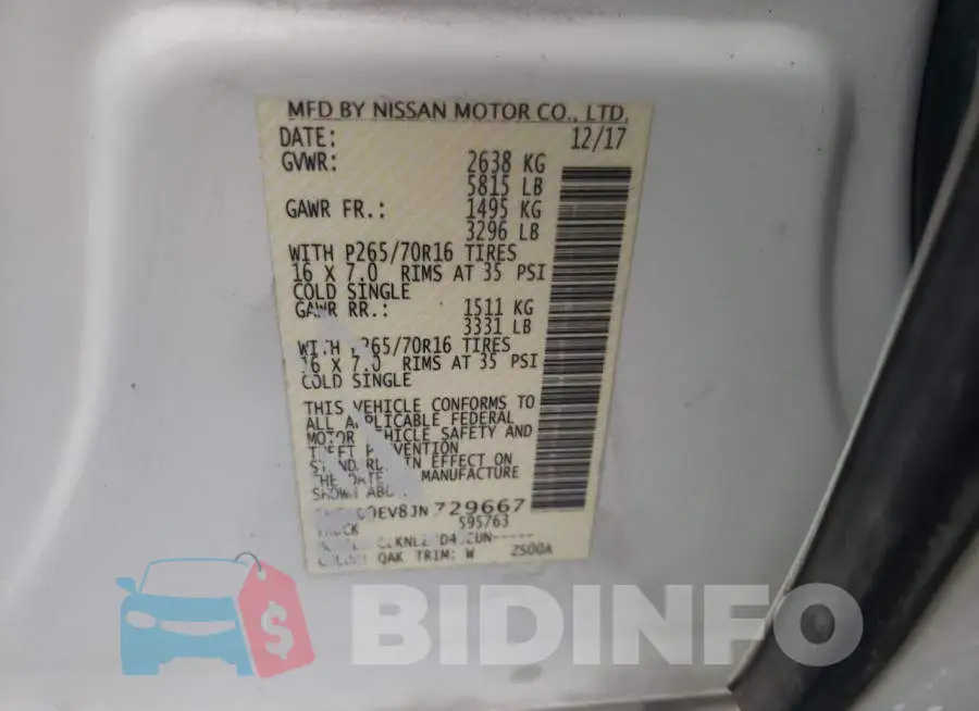 1N6AD0EV8JN729667 Photo# 12