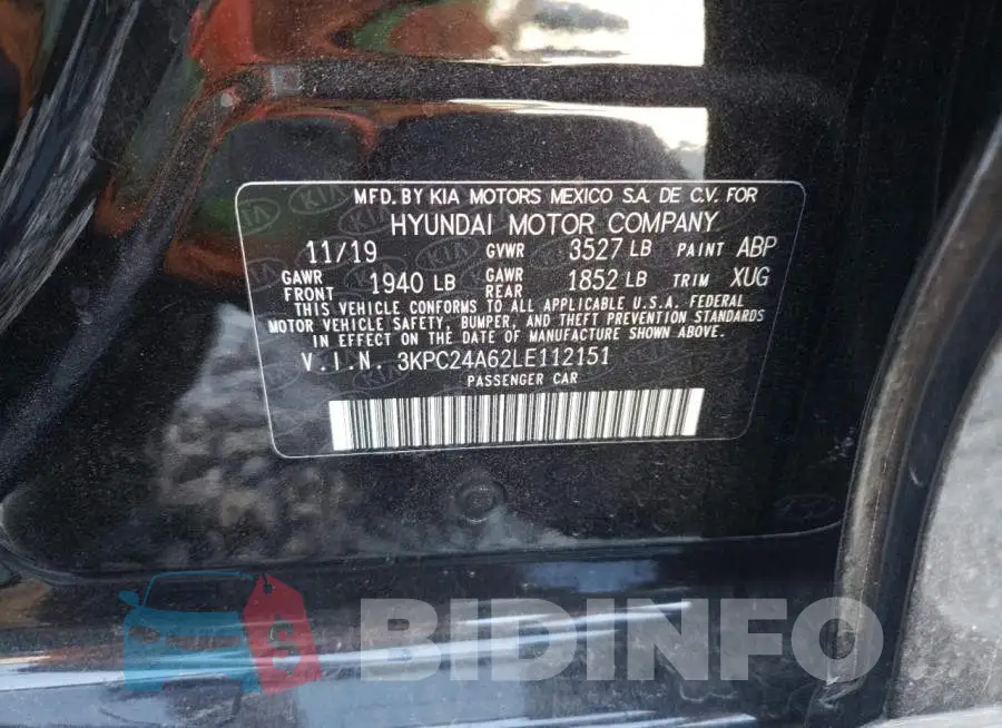 3KPC24A62LE112151 Photo# 10