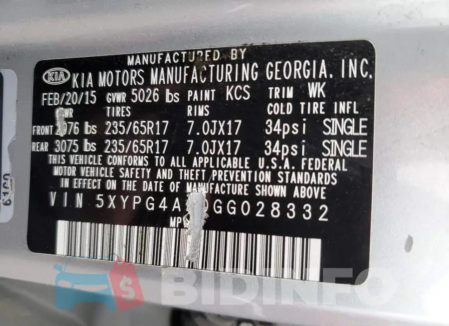 5XYPG4A30GG028332 Photo# 13