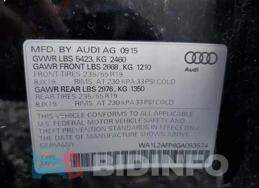 WA1L2AFP4GA053574 Photo# 10