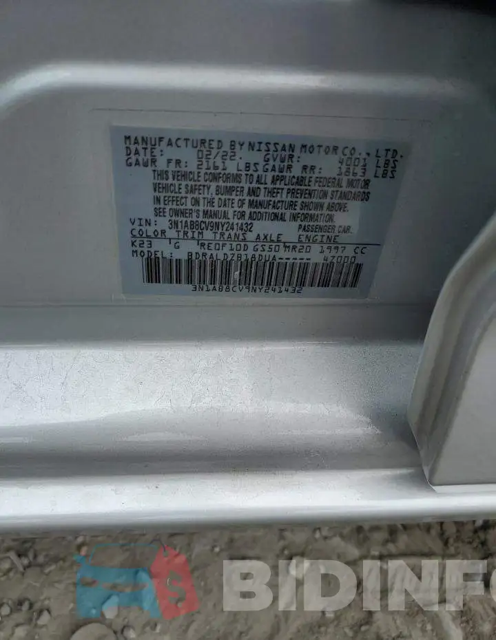 3N1AB8CV9NY241432 Photo# 10