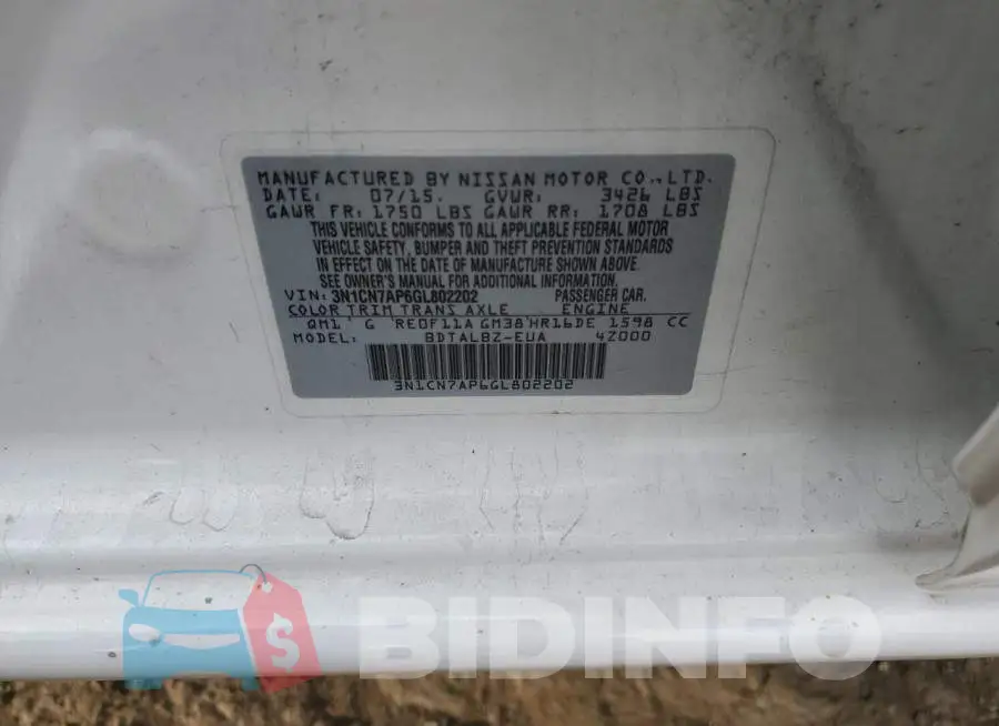 3N1CN7AP6GL802202 Photo# 12