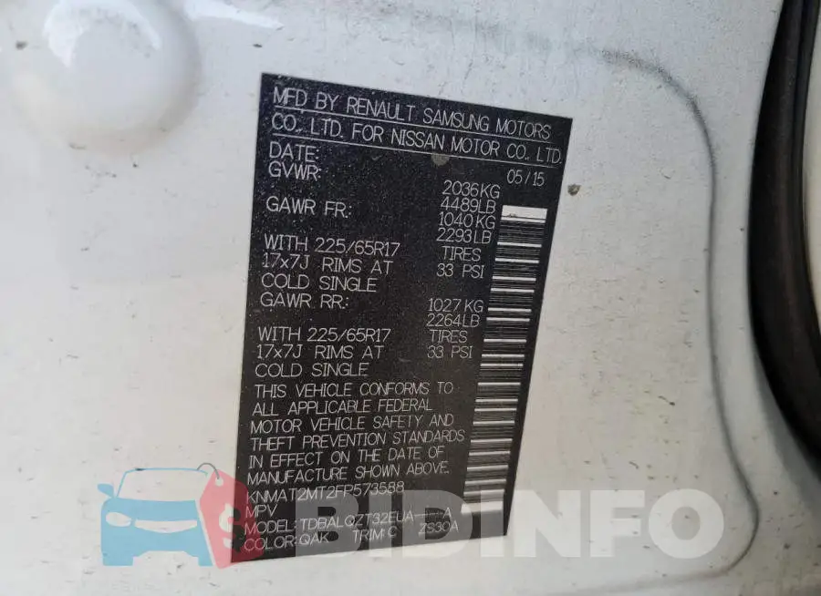 KNMAT2MT2FP573588 Photo# 10