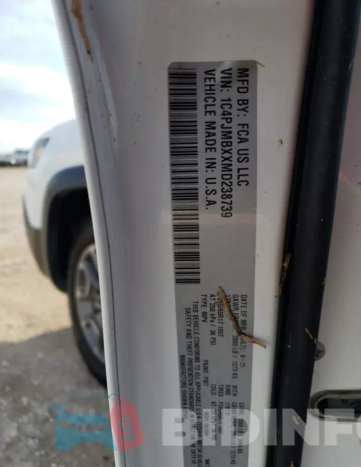 1C4PJMBXXMD238739 Photo# 10