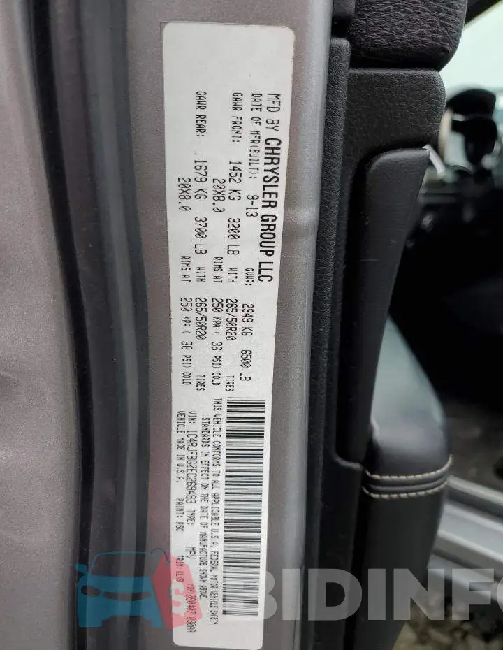 1C4RJFBG0EC269493 Photo# 10
