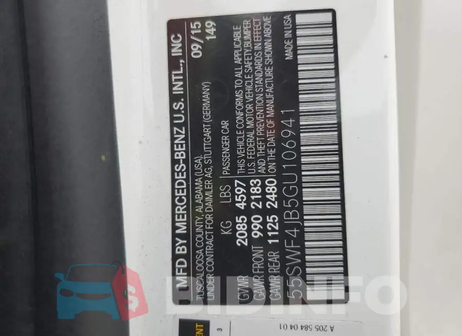55SWF4JB5GU106941 Photo# 13