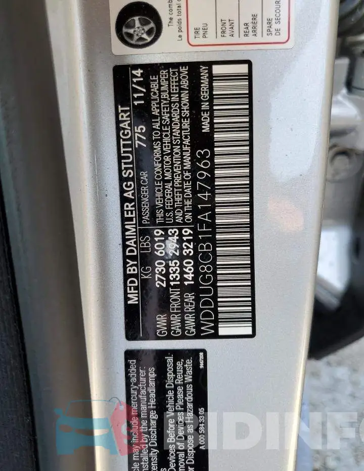 WDDUG8CB1FA147963 Photo# 10