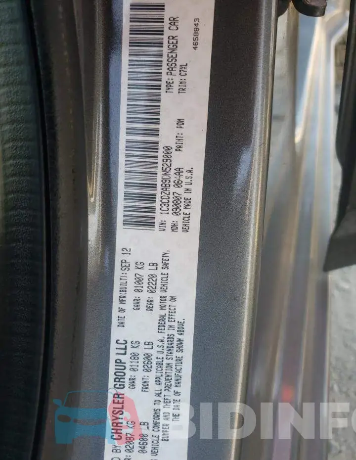 1C3CDZAB9DN529000 Photo# 10