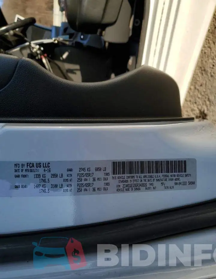 2C4RDGEG9GR348826 Photo# 13