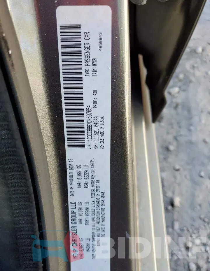 1C3CCBBB7DN597854 Photo# 13