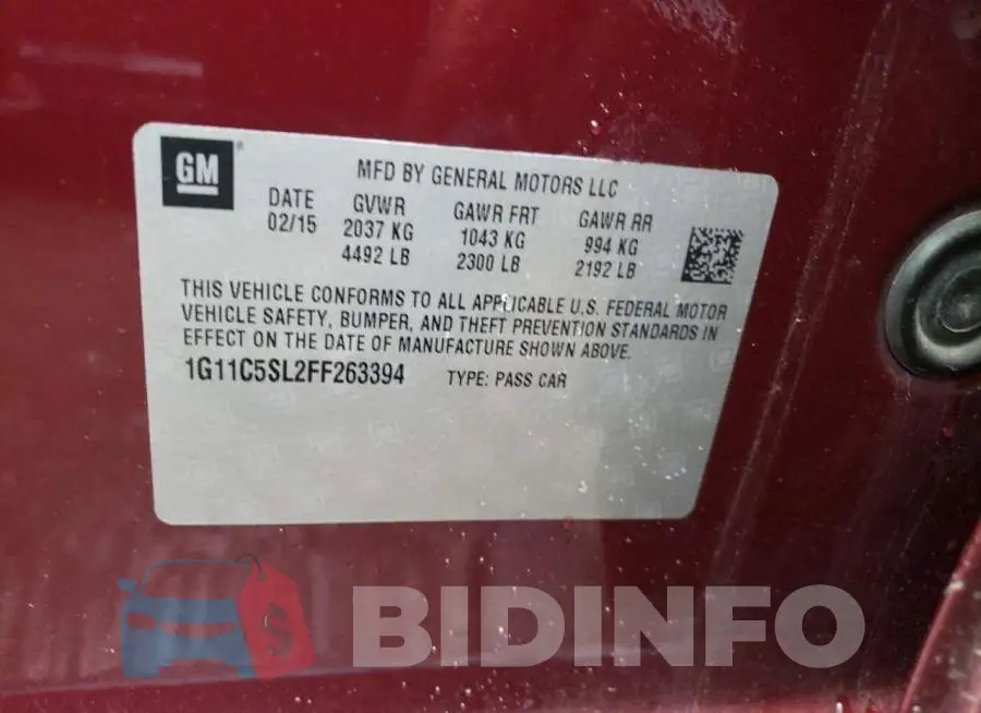 1G11C5SL2FF263394 Photo# 10