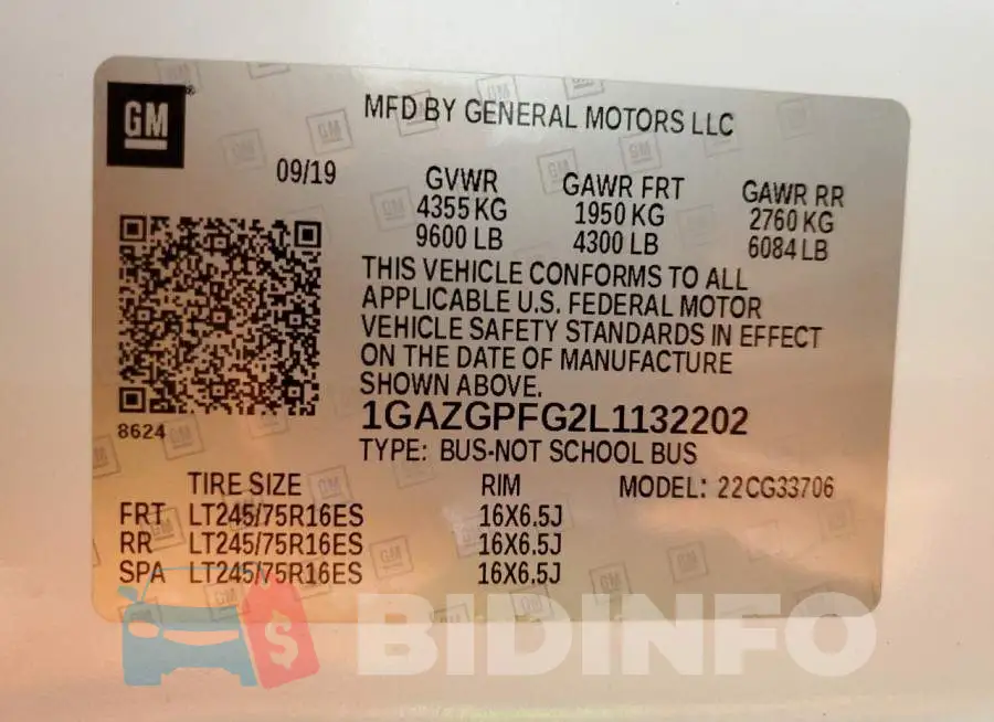 1GAZGPFG2L1132202 Photo# 10