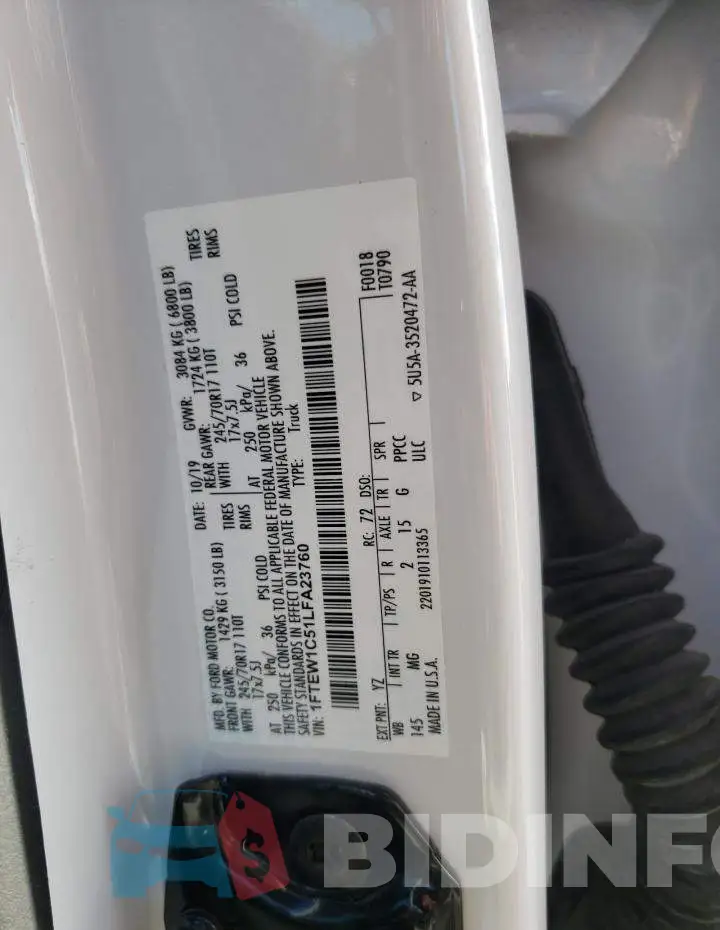 1FTEW1C51LFA23760 Photo# 10
