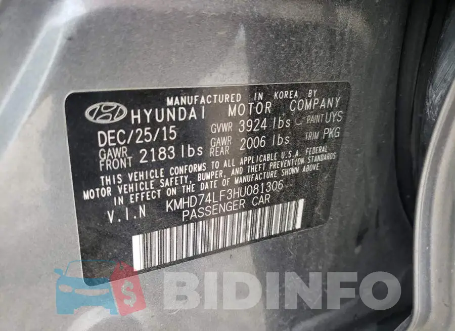 KMHD74LF3HU081306 Photo# 12