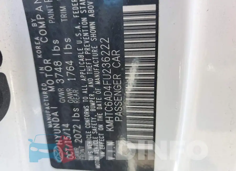 KMHTC6AD4FU236222 Photo# 10