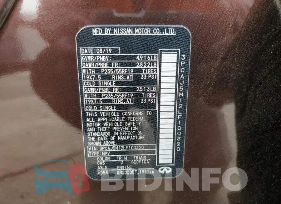 3PCAJ5M12LF100320 Photo# 10