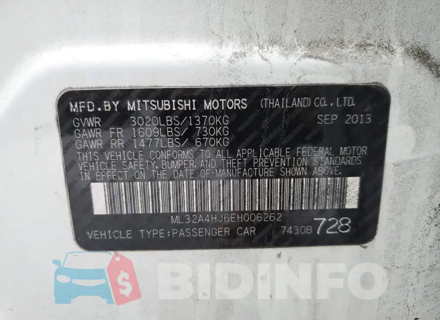 ML32A4HJ6EH006262 Photo# 10