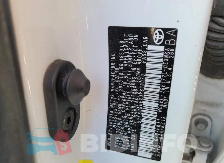 5YFBURHEXJP818070 Photo# 10