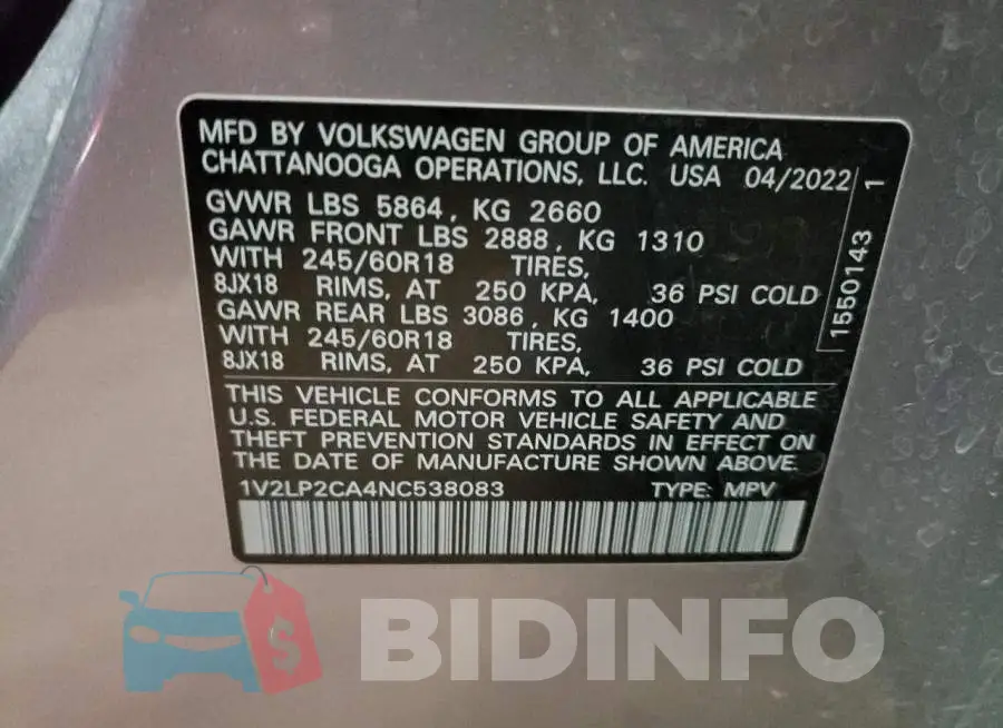 1V2LP2CA4NC538083 Photo# 14