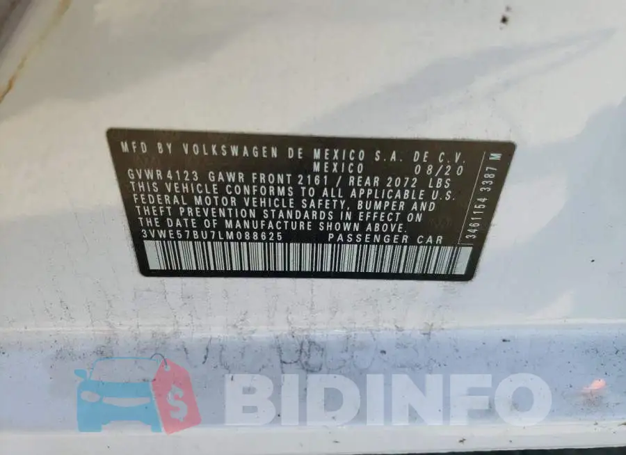 3VWE57BU7LM088625 Photo# 10