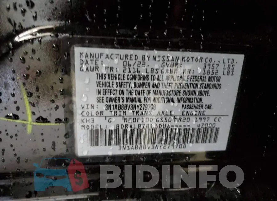3N1AB8BV3NY279708 Photo# 10
