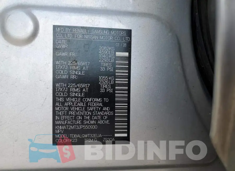 KNMAT2MT3JP550930 Photo# 13